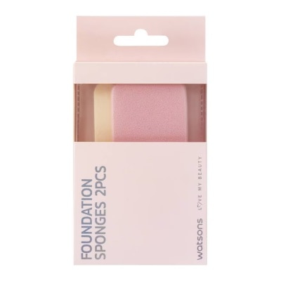 WATSONS Combo Bông Phấn Vuông Trang Điểm Watsons 2pcs