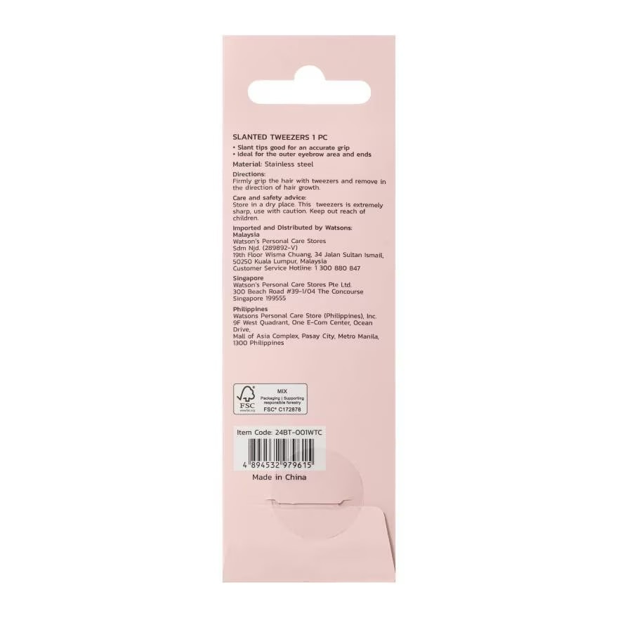 Nhíp Đầu Nghiêng Watsons 1pcs