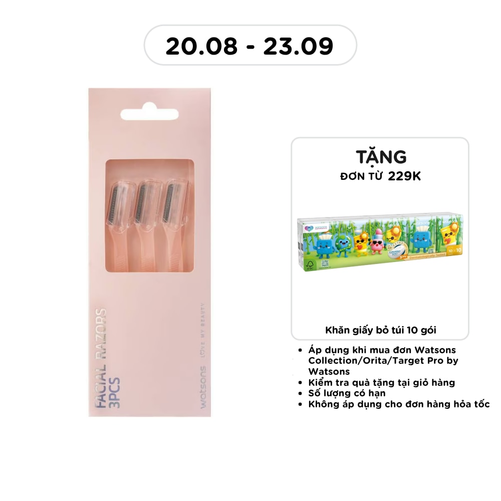 Dao Cạo Lông Mặt Watsons 3pcs image