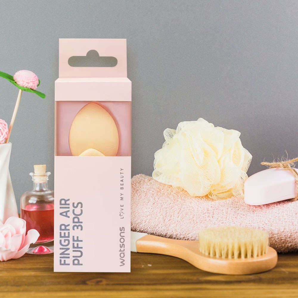 Combo Bông Phấn Trang Điểm Xỏ Ngón Watsons 3pcs
