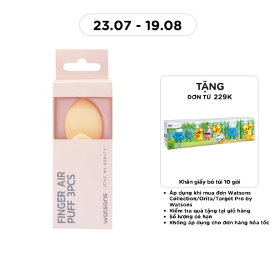 WATSONS - Combo Bông Phấn Trang Điểm Xỏ Ngón Watsons 3pcs image