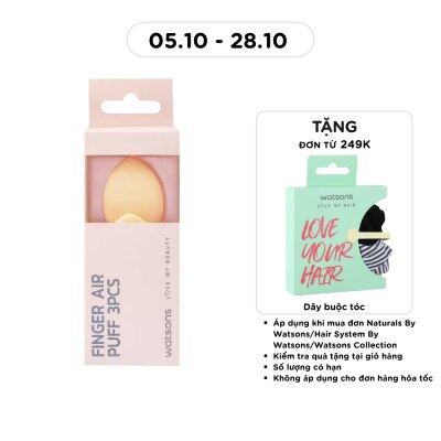 WATSONS Combo Bông Phấn Trang Điểm Xỏ Ngón Watsons 3pcs image
