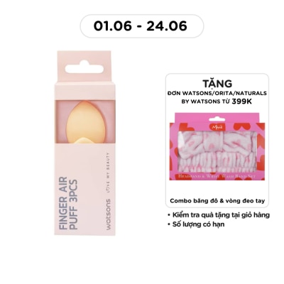 WATSONS - Combo Bông Phấn Trang Điểm Xỏ Ngón Watsons 3pcs