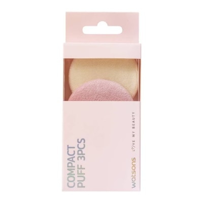 WATSONS Combo Bông Phấn Trang Điểm Nhỏ Gọn Watsons 3pcs