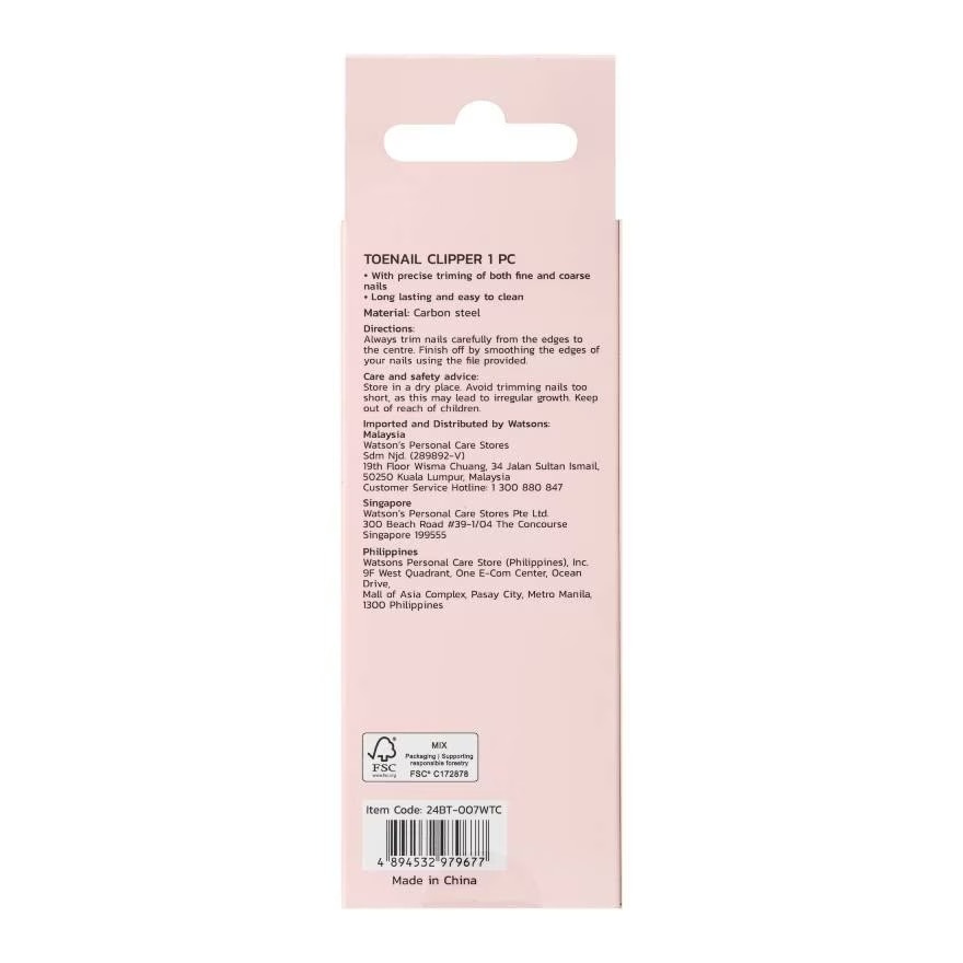 Bấm Móng Chân Watsons 1pcs