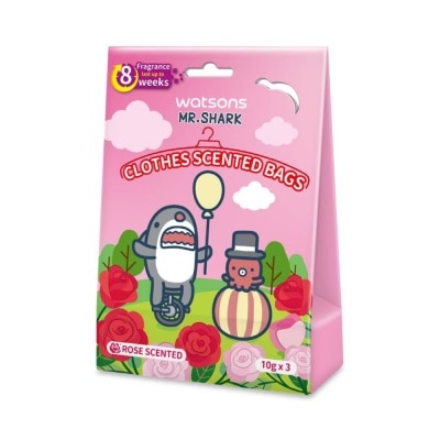 WATSONS Túi Thơm Hương Hoa Hồng Watsons 10gx3 túi (Mr.Shark)