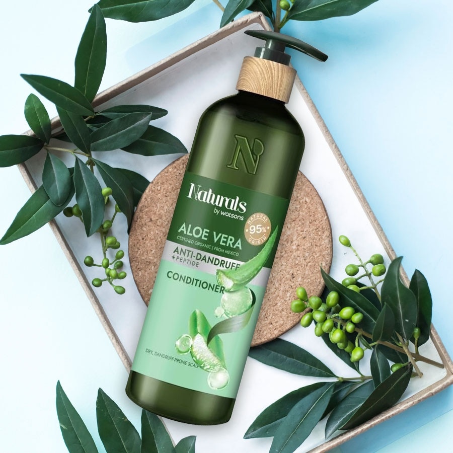 Dầu Xả Naturals By Watsons Anti-dandruff Sạch Gàu Chiết Xuất Lô Hội 490ml