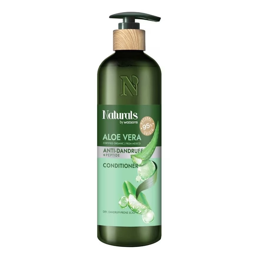 Dầu Xả Naturals By Watsons Anti-dandruff Sạch Gàu Chiết Xuất Lô Hội 490ml