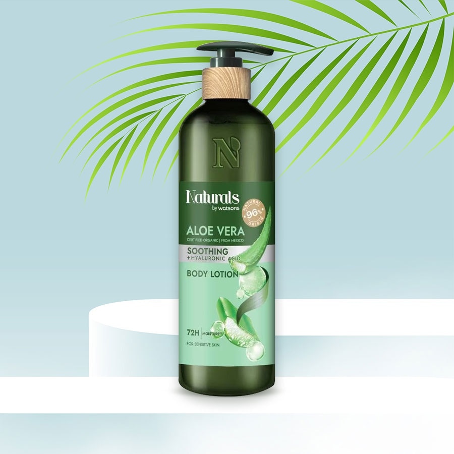 Sữa Dưỡng Thể Naturals By Watsons Smoothing Làm Dịu Da Chiết Xuất Lô Hội 490ml