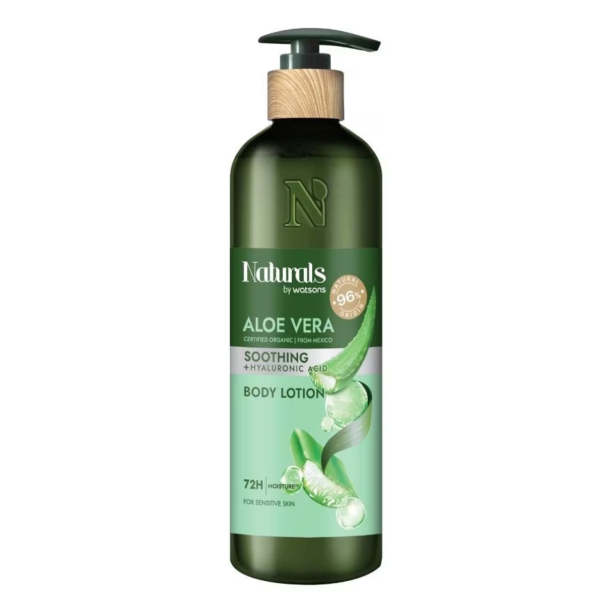 Sữa Dưỡng Thể Naturals By Watsons Smoothing Làm Dịu Da Chiết Xuất Lô Hội 490ml
