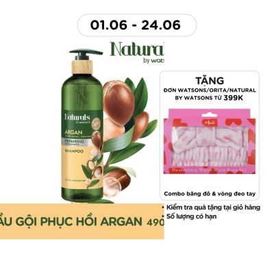 NATURALS BY WATSONS - Argan Oil Shampoo 490ml