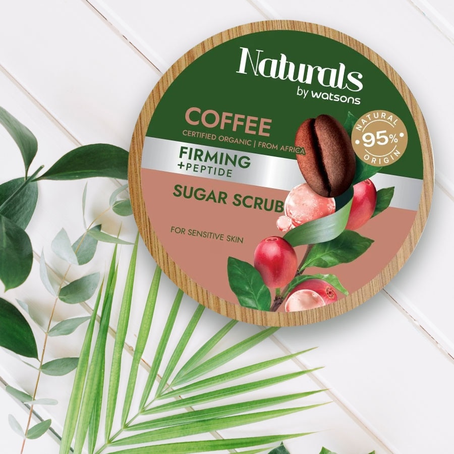 Tẩy Tế Bào Chết Cơ Thể Naturals By Watsons Firming Săn Chắc Da Chiết Xuất Cà Phê 200g