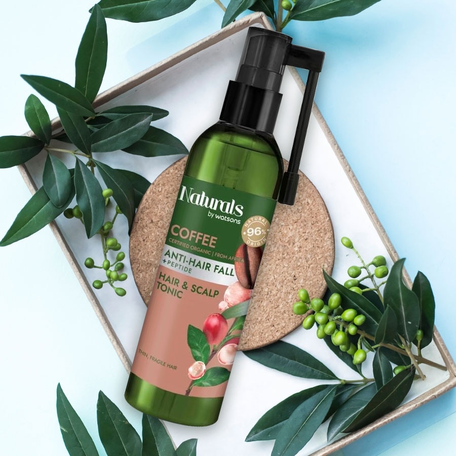 Xịt Dưỡng Tóc Naturals By Watsons Anti Hair-fall Chống Gãy Rụng Chiết Xuất Coffee 120ml