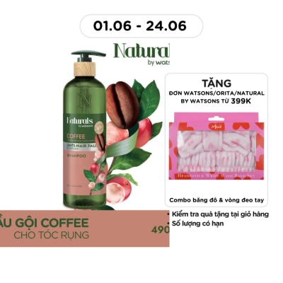NATURALS BY WATSONS - Coffee Shampoo 490ml