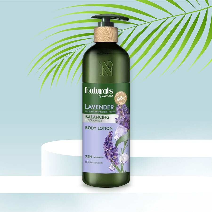Sữa Dưỡng Thể Naturals By Watsons Balancing Cân Bằng Độ Ẩm Chiết Xuất Lavender 490ml