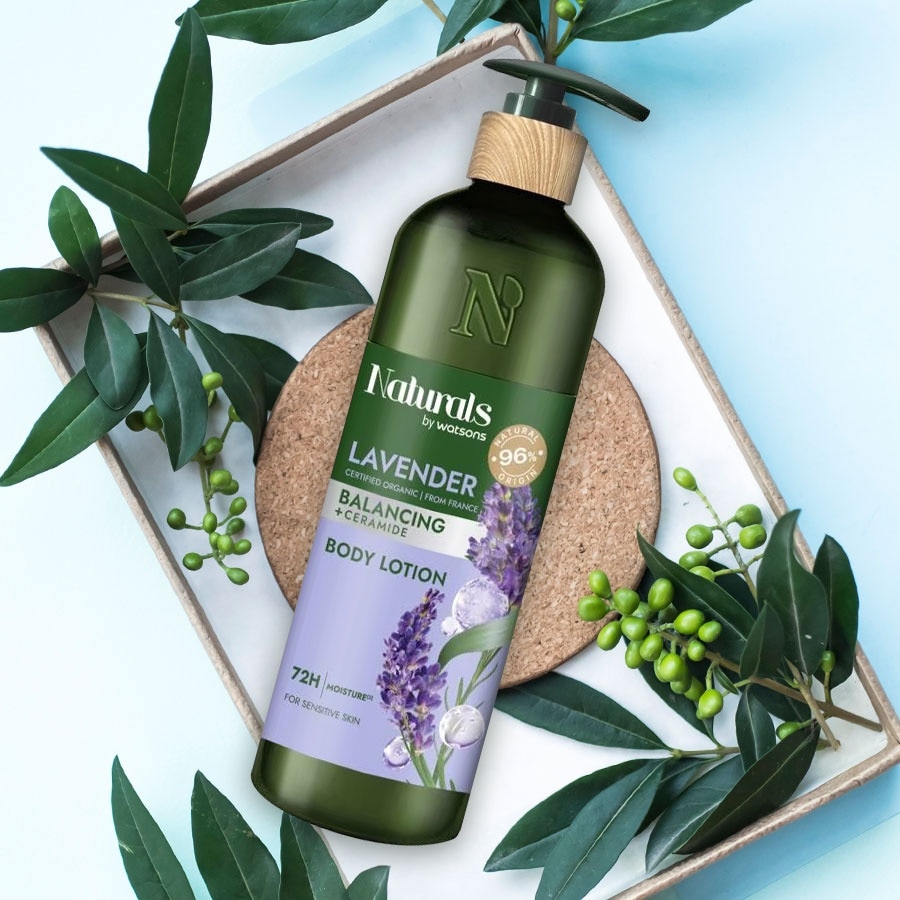 Sữa Dưỡng Thể Naturals By Watsons Balancing Cân Bằng Độ Ẩm Chiết Xuất Lavender 490ml