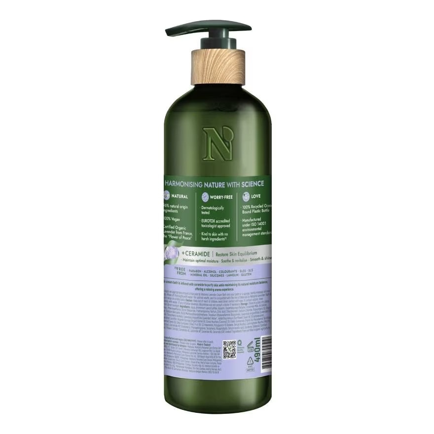 Kem Tắm Naturals By Watsons Balancing Cân Bằng Độ Ẩm Chiết Xuất Lavender 490ml
