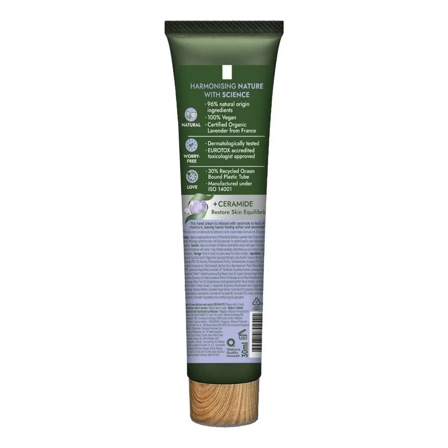 Kem Dưỡng Tay Naturals By Watsons Balancing Cân Bằng Độ Ẩm Chiết Xuất Lavender 30ml