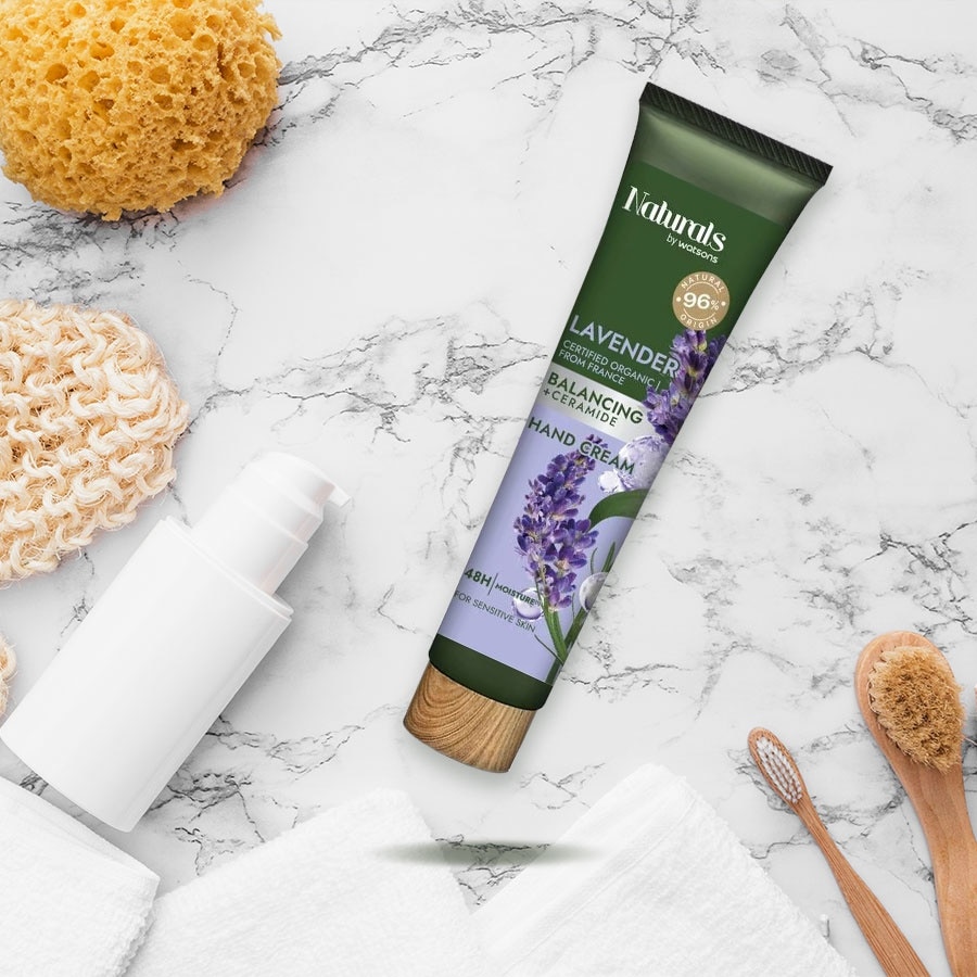 Kem Dưỡng Tay Naturals By Watsons Balancing Cân Bằng Độ Ẩm Chiết Xuất Lavender 30ml