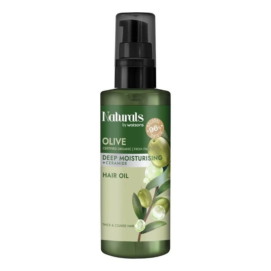 Dầu Dưỡng Tóc Naturals By Watsons Deep Moisturishing Dưỡng Ẩm Sâu Chiết Xuất Olive 100ml