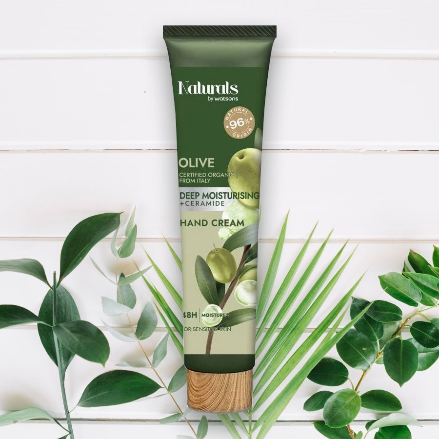Kem Dưỡng Tay Naturals By Watsons Deep Moisturishing Dưỡng Ẩm Sâu Chiết Xuất Olive 30ml