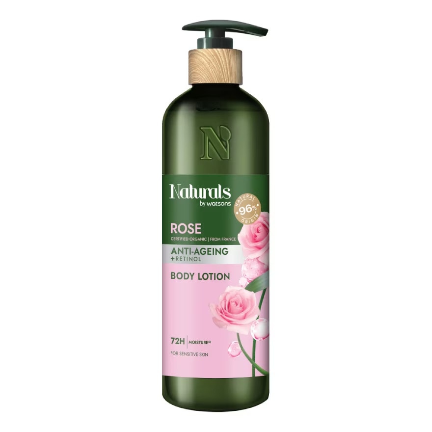Sữa Dưỡng Thể Naturals By Watsons Anti-ageing Chống Lão Hoá Da Chiết Xuất Hoa Hồng 490ml