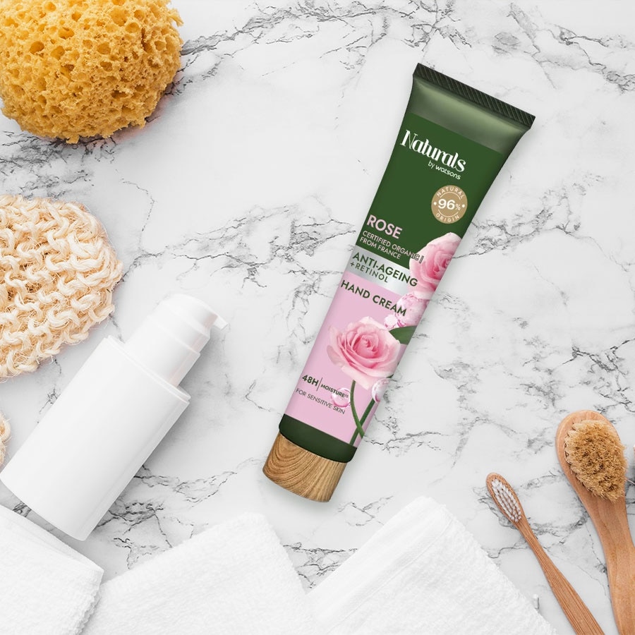 Kem Dưỡng Tay Naturals By Watsons Anti-ageing Chống Lão Hoá Da Chiết Xuất Hoa Hồng 30ml