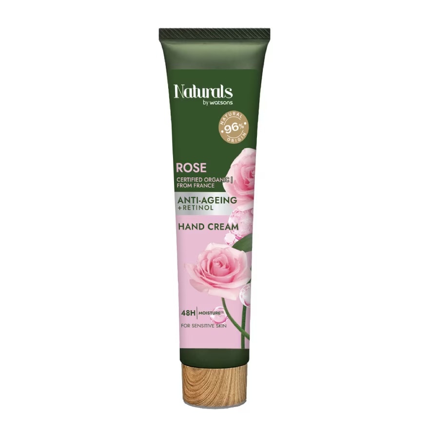 Kem Dưỡng Tay Naturals By Watsons Anti-ageing Chống Lão Hoá Da Chiết Xuất Hoa Hồng 30ml