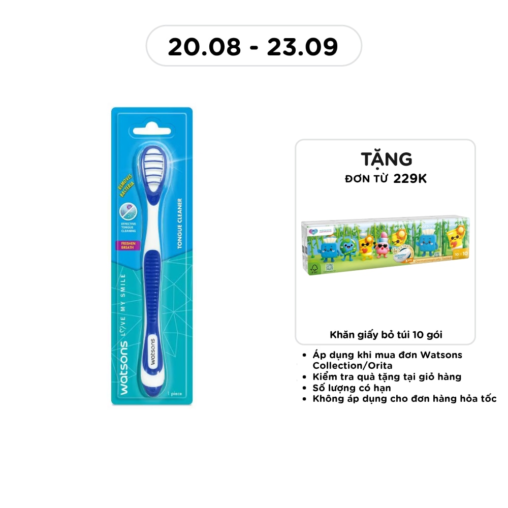 Bàn Chải Vệ Sinh Lưỡi Watsons 1 cái