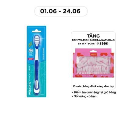 WATSONS - Bàn Chải Vệ Sinh Lưỡi Watsons 1 cái