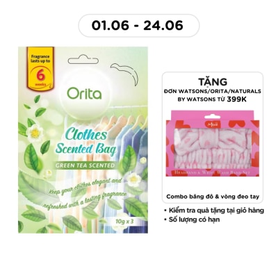 ORITA - Túi Thơm Hương Trà Xanh Orita 10g x 3 túi