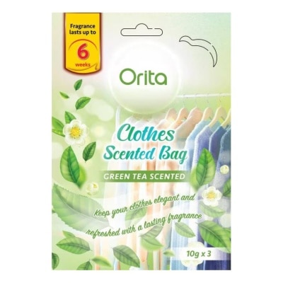 ORITA Clothes Scented Bag Green Tea 10g x 3 pack image