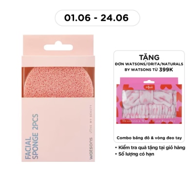 WATSONS - Facial Sponge 2pcs