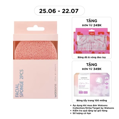 WATSONS - Facial Sponge 2pcs