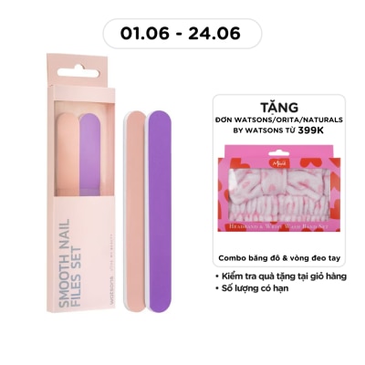 WATSONS - Smooth Nail Files Set 2pcs