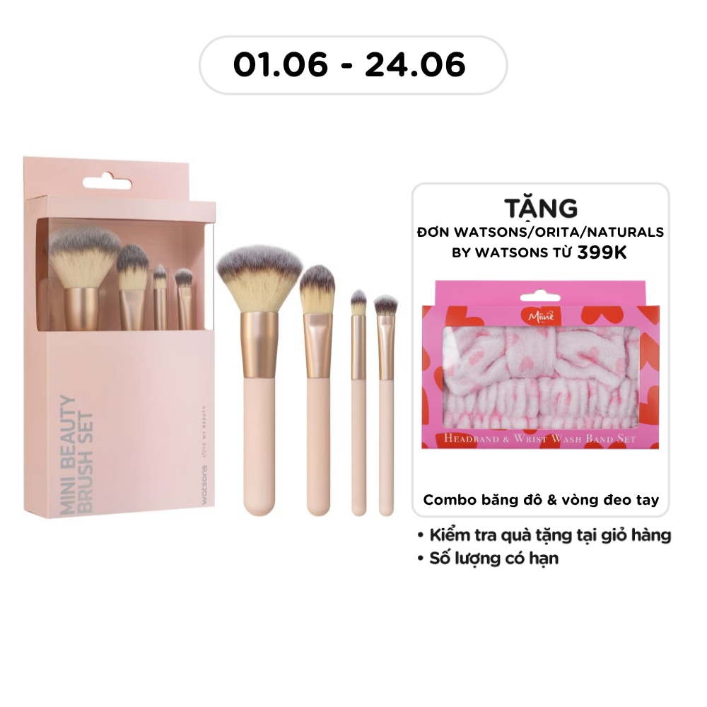 Bộ Cọ Mini Watsons 4pcs