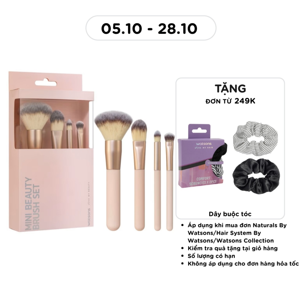 Bộ Cọ Mini Watsons 4pcs