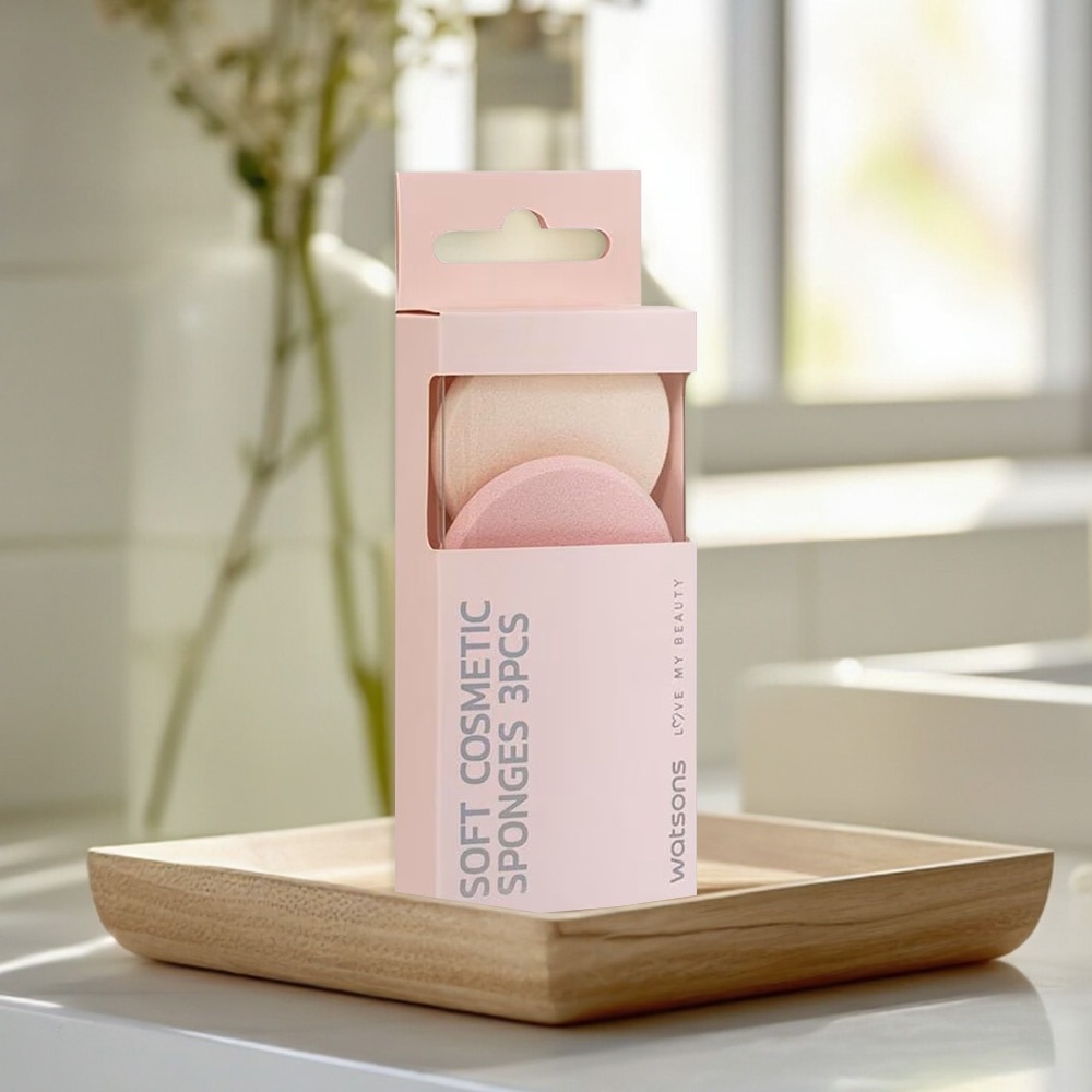 Soft Cosmetic Sponges 3pcs