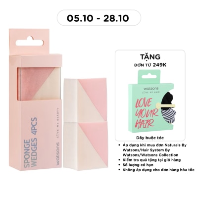 WATSONS Combo Bông Phấn Tam Giác Watsons 4pcs image