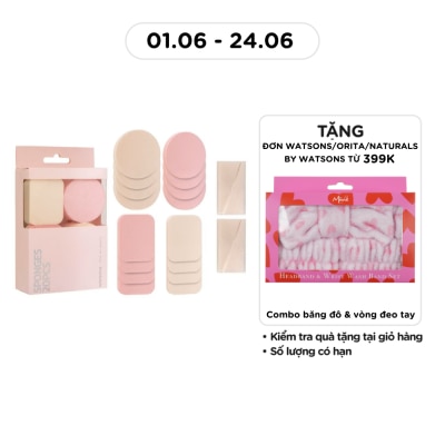 WATSONS - Combo Bông Phấn Watsons 20pcs