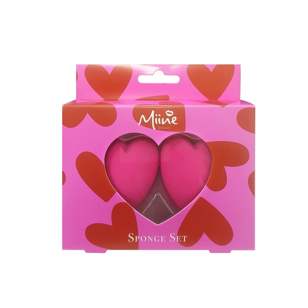 Heart Shape Sponge 2pcs