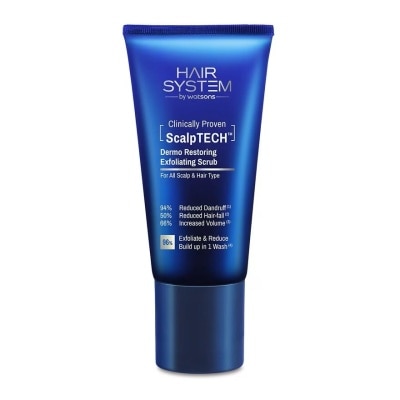 HAIR SYSTEM BY WATSONS - Tẩy Tế Bào Chết Da Đầu Hair System By Watsons Scalptech Dermo Restoring Exfoliating Scrub 160G