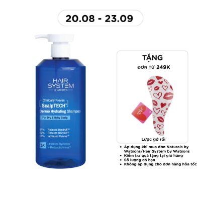 HAIR SYSTEM BY WATSONS - Scalptech Dermo Hydrating Shampoo 500ml image