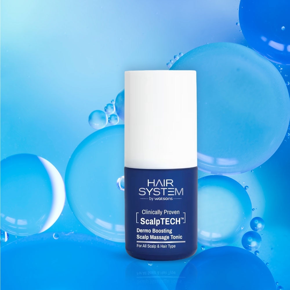 Tinh Chất Massage Da Đầu Hair System By Watsons Scalptech Dermo Boosting Scalp Massage Tonic 80ml