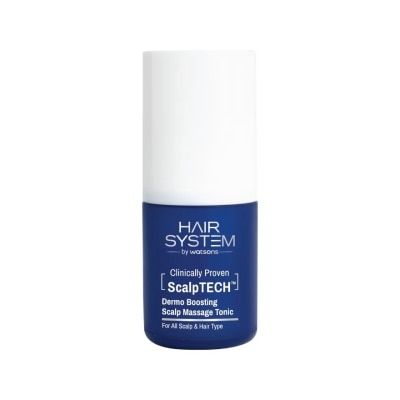 HAIR SYSTEM BY WATSONS Tinh Chất Massage Da Đầu Hair System By Watsons Scalptech Dermo Boosting Scalp Massage Tonic 80ml image