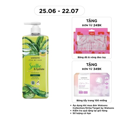 WATSONS - Soothe & Hydrate Aloe Vera & Lilac Shampoo 1000ml image