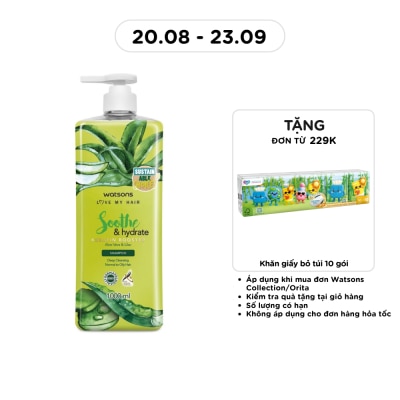 WATSONS - Soothe & Hydrate Aloe Vera & Lilac Shampoo 1000ml image