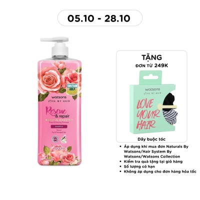 WATSONS Rescue & Repair Rose & Evening Primrose Shampoo 1000ml image