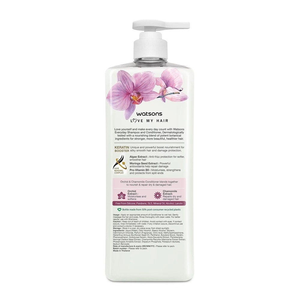 Dầu Xả Watsons Nourish & Repair Orchid & Chamomile Conditioner 1000ml