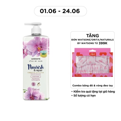 WATSONS - Dầu Xả Watsons Nourish & Repair Orchid & Chamomile Conditioner 1000ml